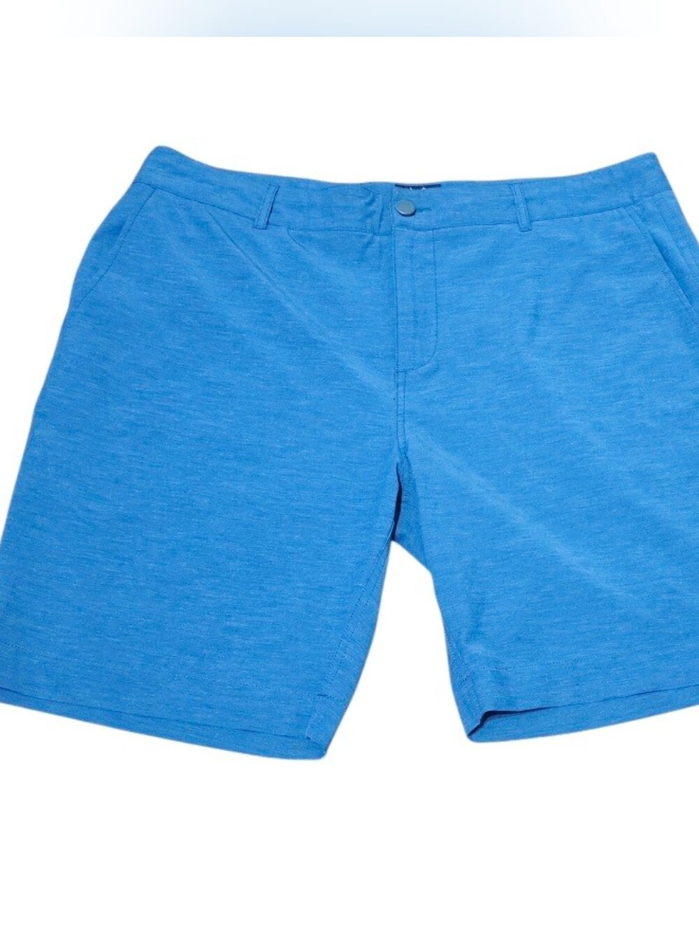 Faherty All Day Shorts Mens 36 Blue 9” Inseam Stretch Hybrid Performance Chino